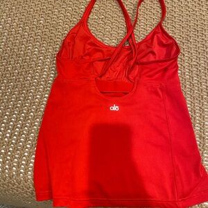 ALO Yoga Red Tank Top